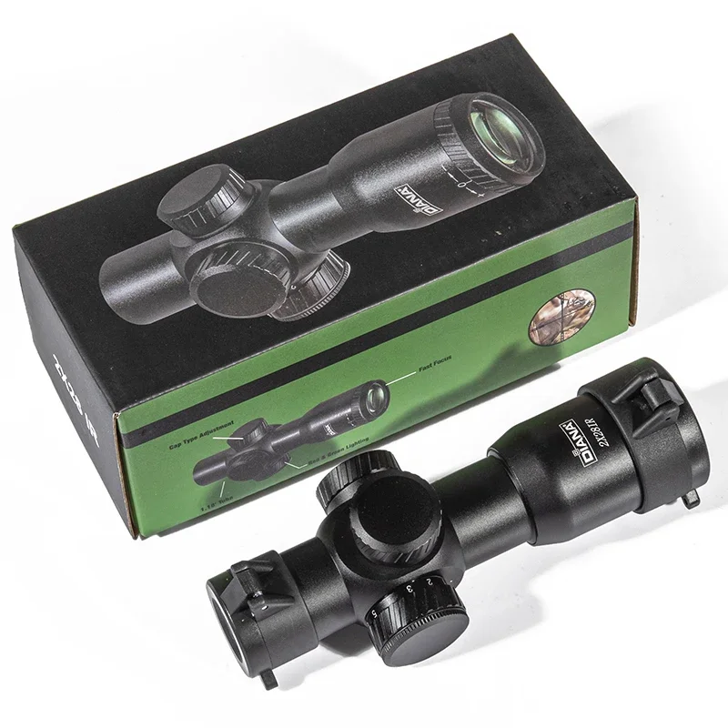 

DIANA2X28 tactical telescope, red and green crosshair, outdoor sports, optical outdoor telescope