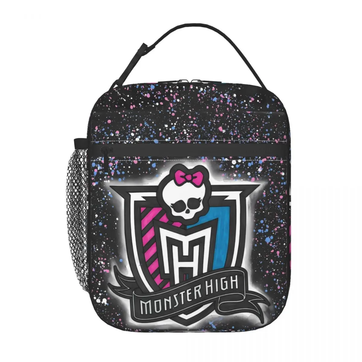 Monster High Lunch Bag 3D Pattern Leisure Lunch Box For Girls Office Convenient Cooler Bag Oxford Designer Thermal Tote Handbags