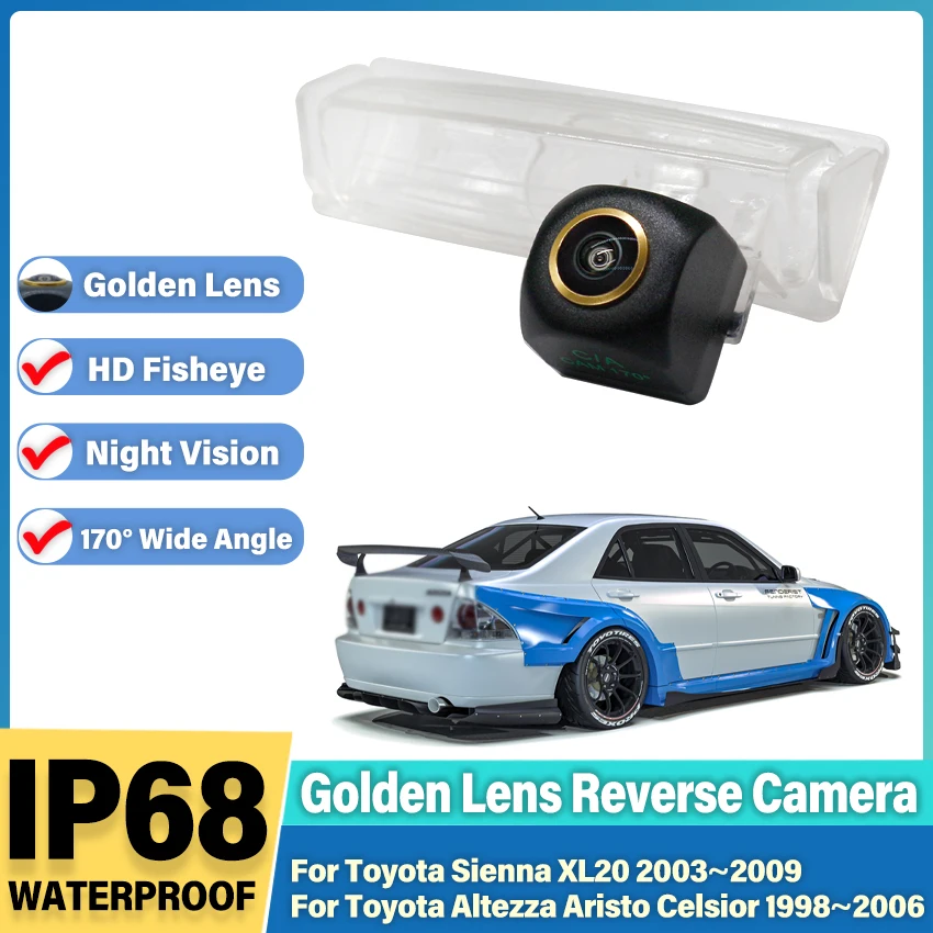 Rear View Camera For Toyota Sienna XL20 Altezza Aristo Celsior Reverse Camera CCD Night Vision Backup license Plate Camera