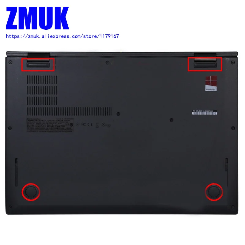 4pcs/Kits Rubber Feet For Lenovo Thinkpad  X1 Carbon 4th Gen Series Bottom Case
