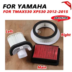 Motorcycle Air Filter For Yamaha TMAX530 XP TMAX 530 XP530 2012 2013 2014 2015 Accessories Air Grid 3 Pcs Cleaner AirFilter