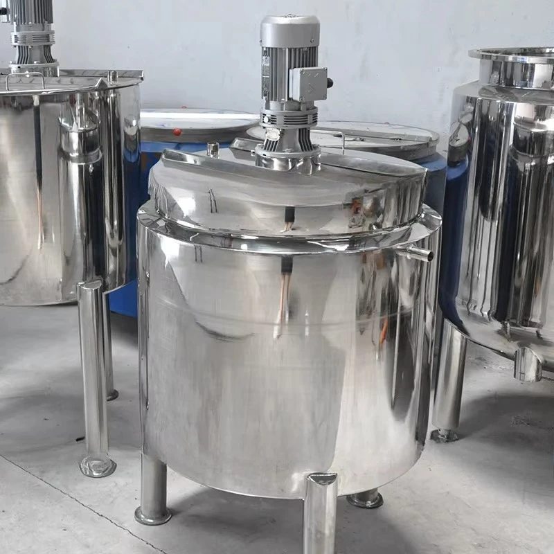 stainless steel small soap maker for shampoo, liquid detergent, lotion, cream mixing tank with agitator