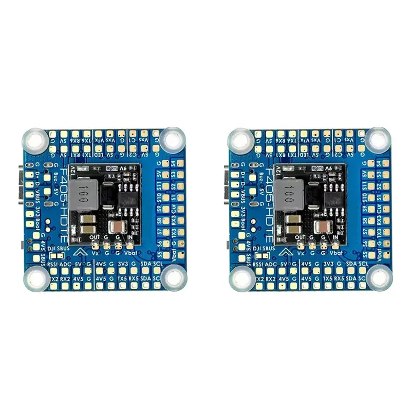 FFYY-2X For MATEKSYS F405-HDTE Dual BEC Baro OSD Blackbox 3-12S LIPO F4 Flight Controller