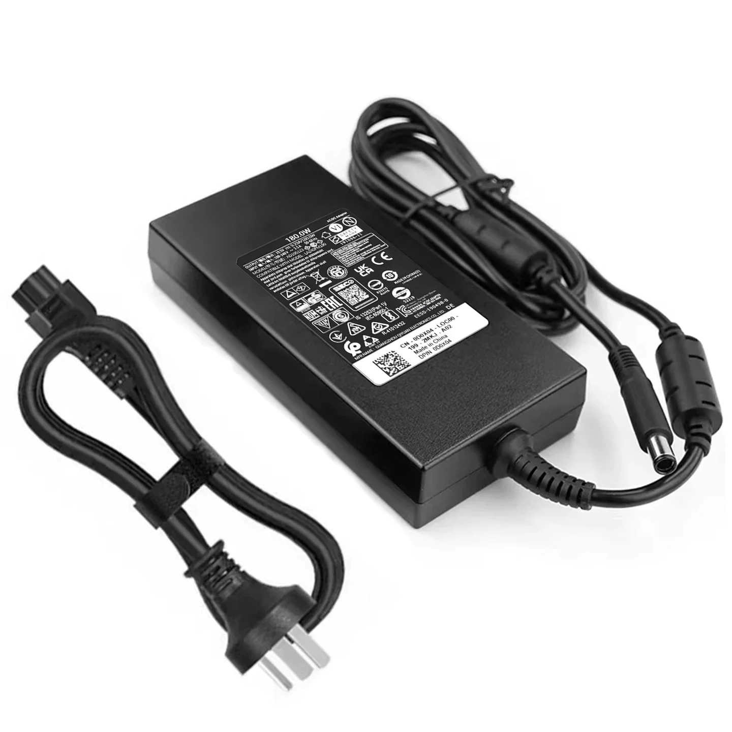 Suitable for Dell 180W laptop chargers, M17X, Gaming Box G15 and Alienware