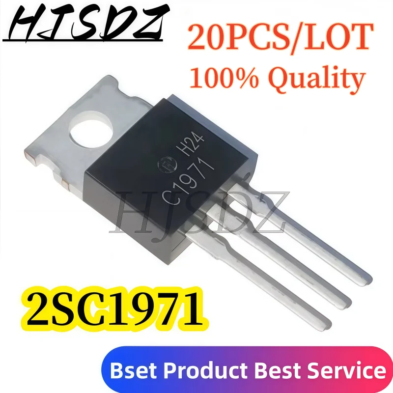 【20-100PCS/LOT】C1971 / 2SC1971 TO-220 package NPN silicon power transistor; RF power device