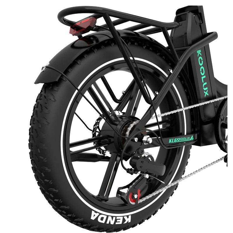48V 500W Rear Hub Motor 20x4.0 Fat Tire E-Bike 7 Speed Long Range Aluminum Alloy Electric Fat Bike Off-Road Lithium Battery