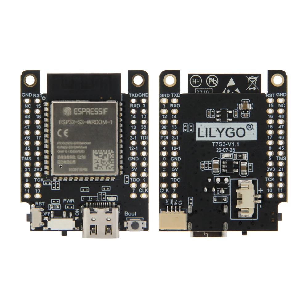 LILYGO® T7 S3 ESP32-S3 Development Board WIFI Bluetooth 5.0 32-bit LX7 Dual-core ESP32-S3-WROOM-1 Module 8MB PSRAM 16MB Flash