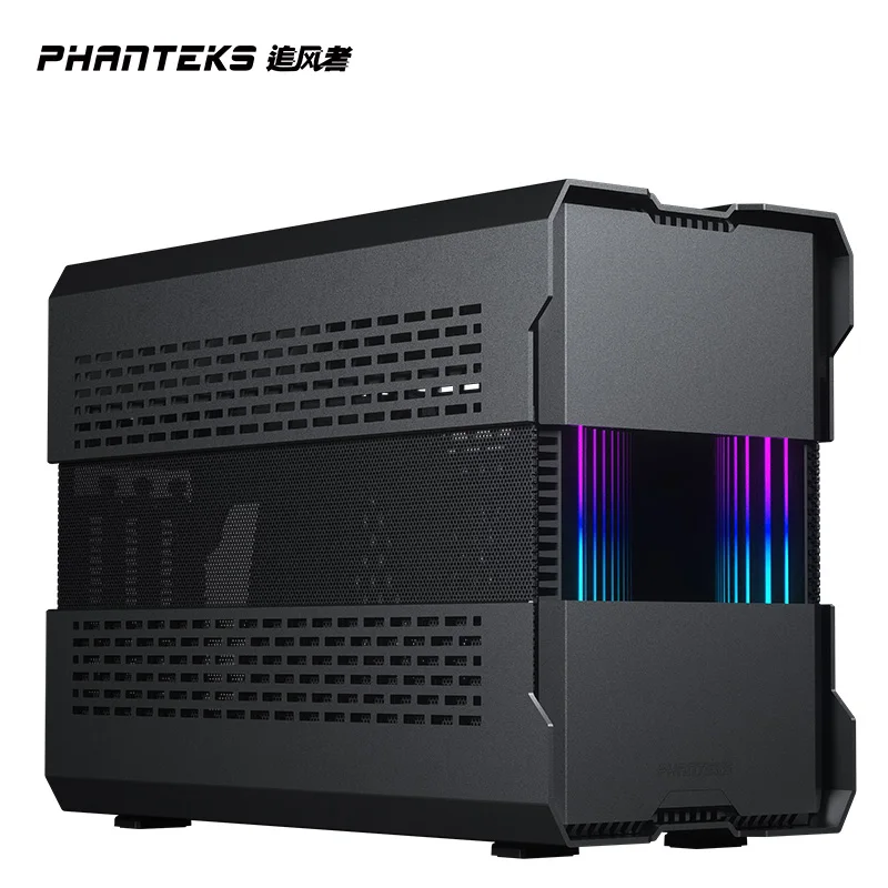 PHANTEKS EVOLV SHIFT XT P121 Mini ITX Computer Case ARGB Aluminum Chassis 13.5L Three Height Adjustable PCI-E4.0 SFX Power