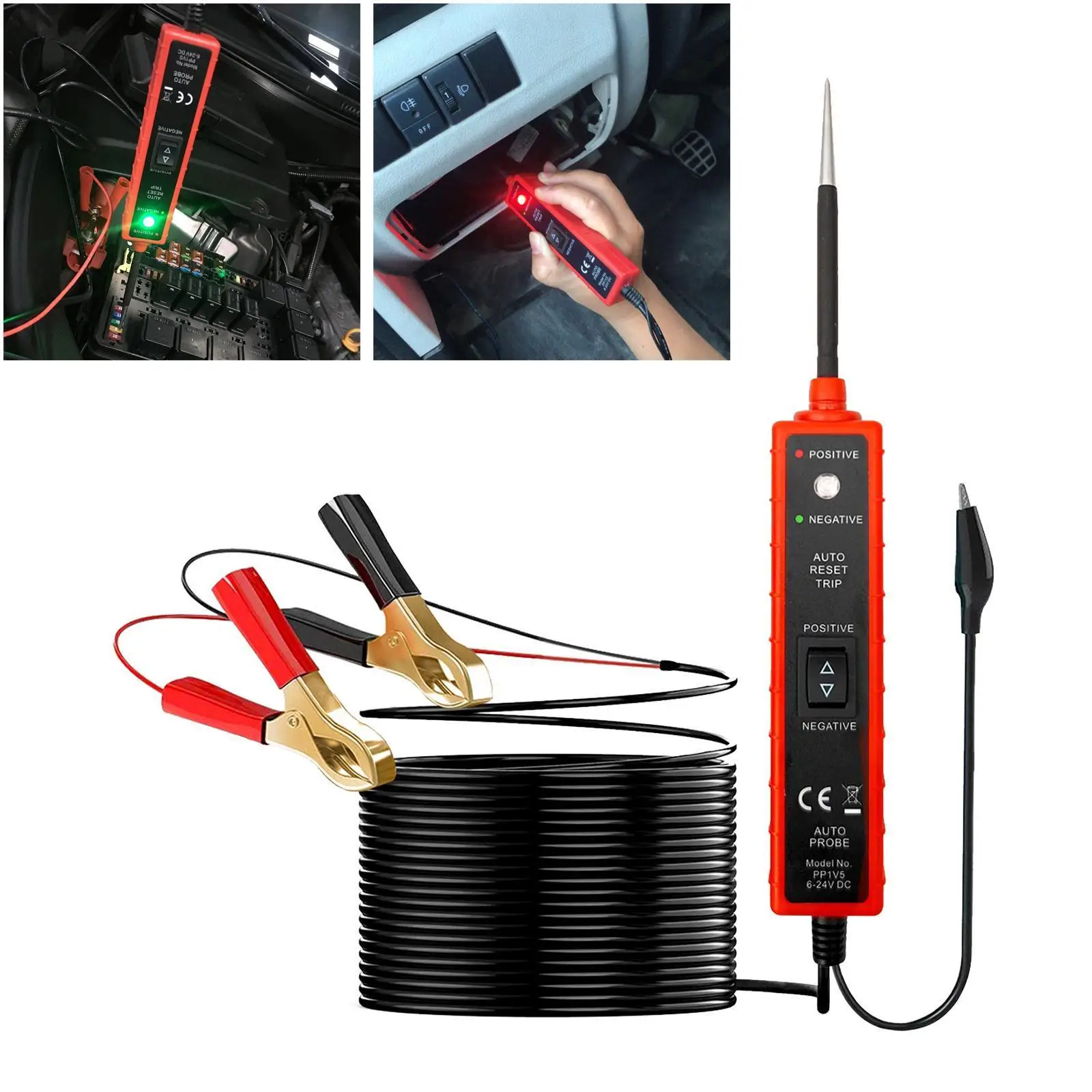 

Power Probe 6-24V DC Auto Electric Circuit Tester Car Electrical Diagnostic Tool Tester