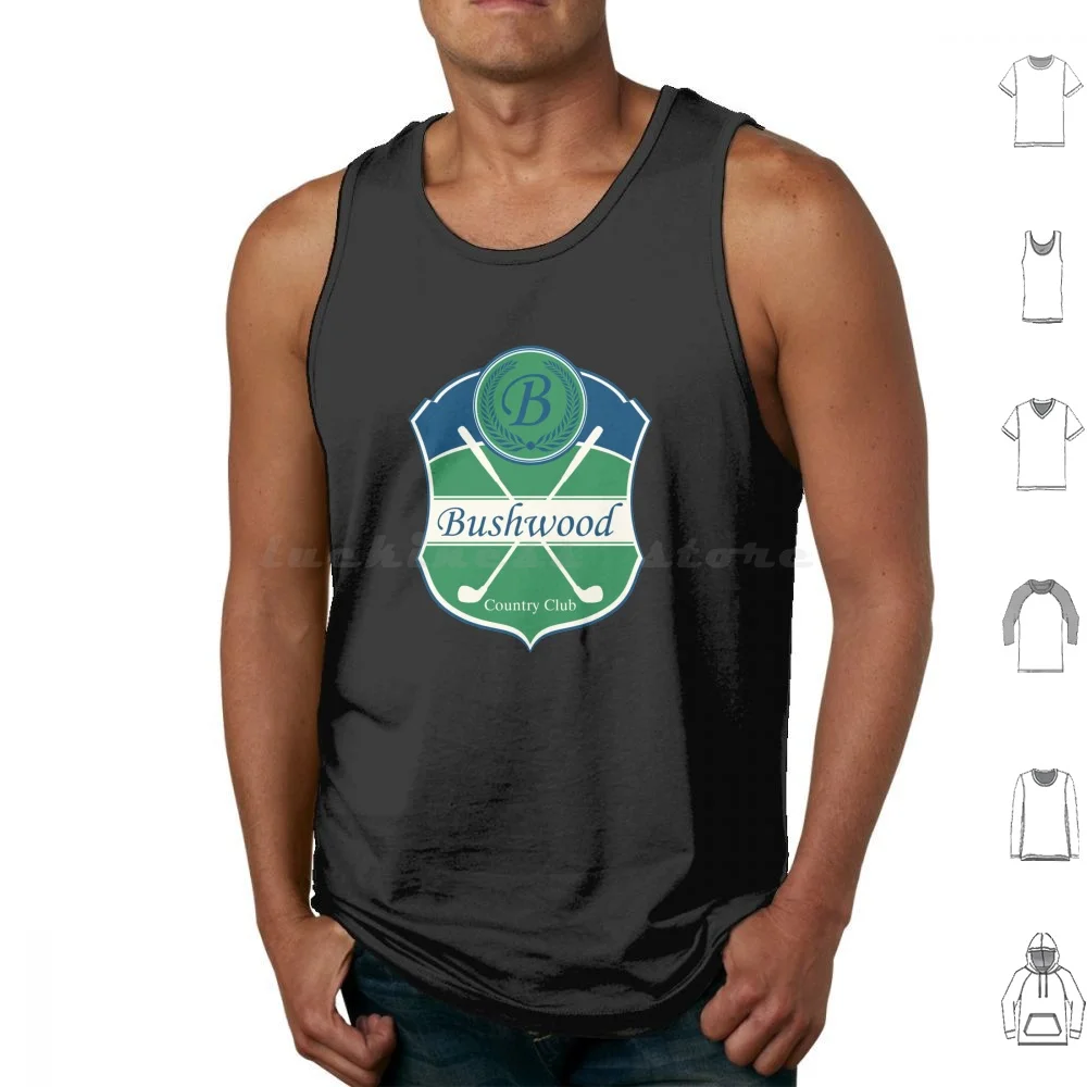 Caddyshack Bushwood Country Club Funny Movie Tank Tops Vest Sleeveless Caddy Shack Country Club Comedy Golf Golfer Golfing