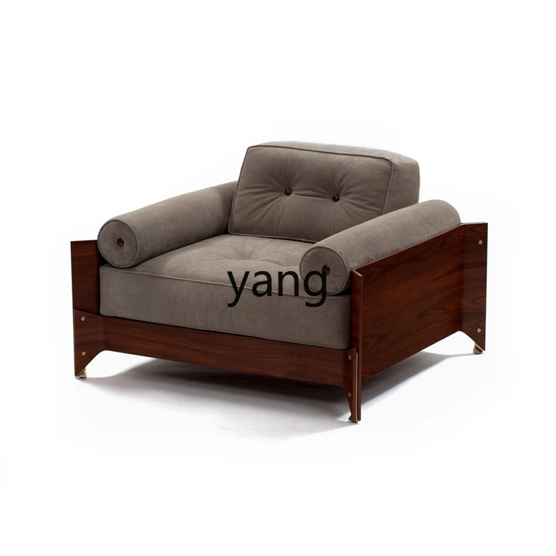 

YHM retro chair study leisure exhibition hall reception negotiation fabric sofa