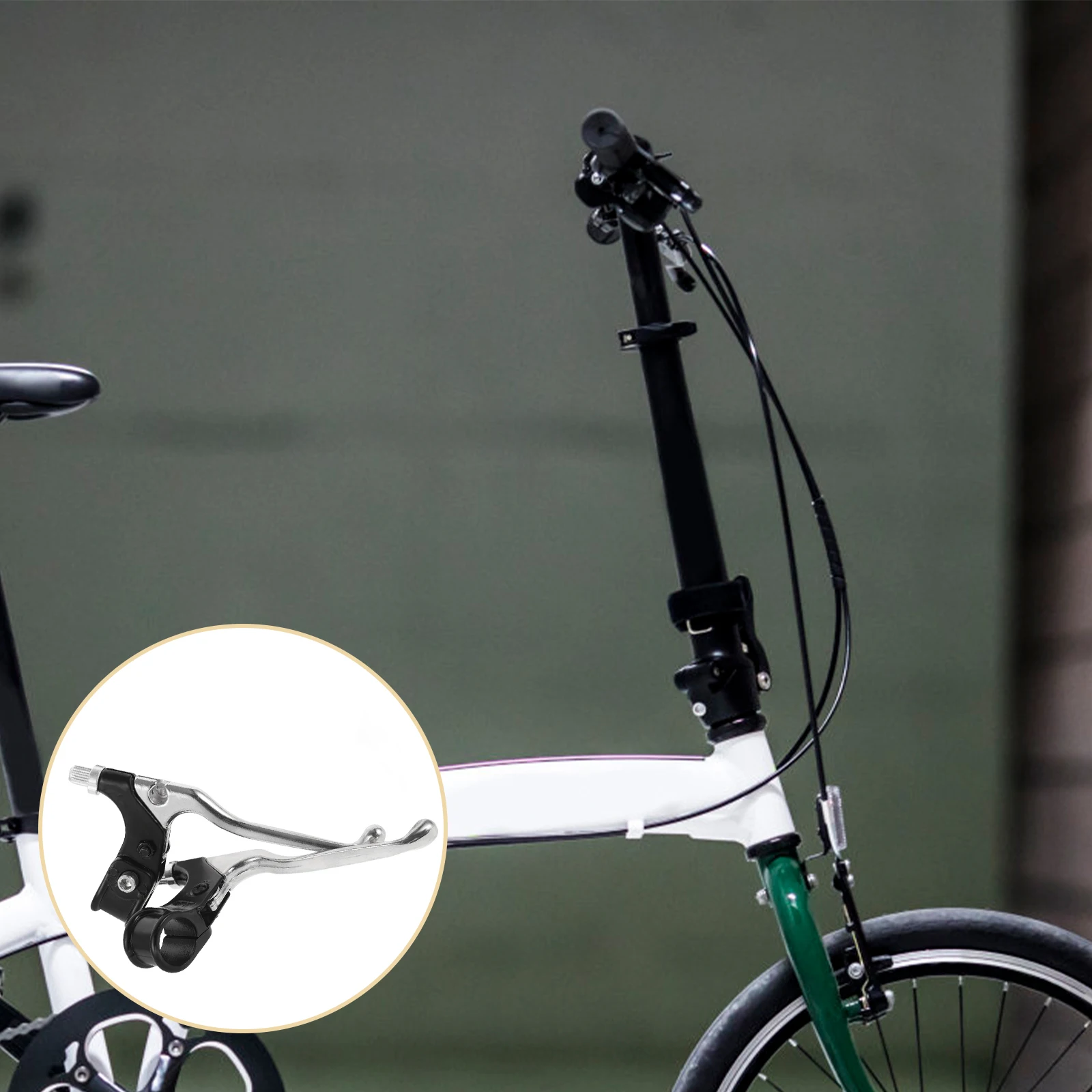 

2pcs Aluminum Alloy Levers Foldable Bike Handles Replacement Sturdy Lightweight Short Reach Bicycle Brake Grips For Mountain