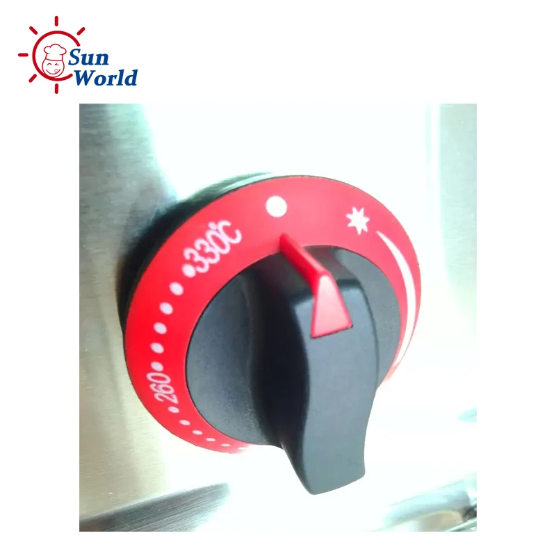 موقد نطاق الطبخ بالغاز في مطعم الفندق مع 6 شعلات ومعدات مطبخ فرن