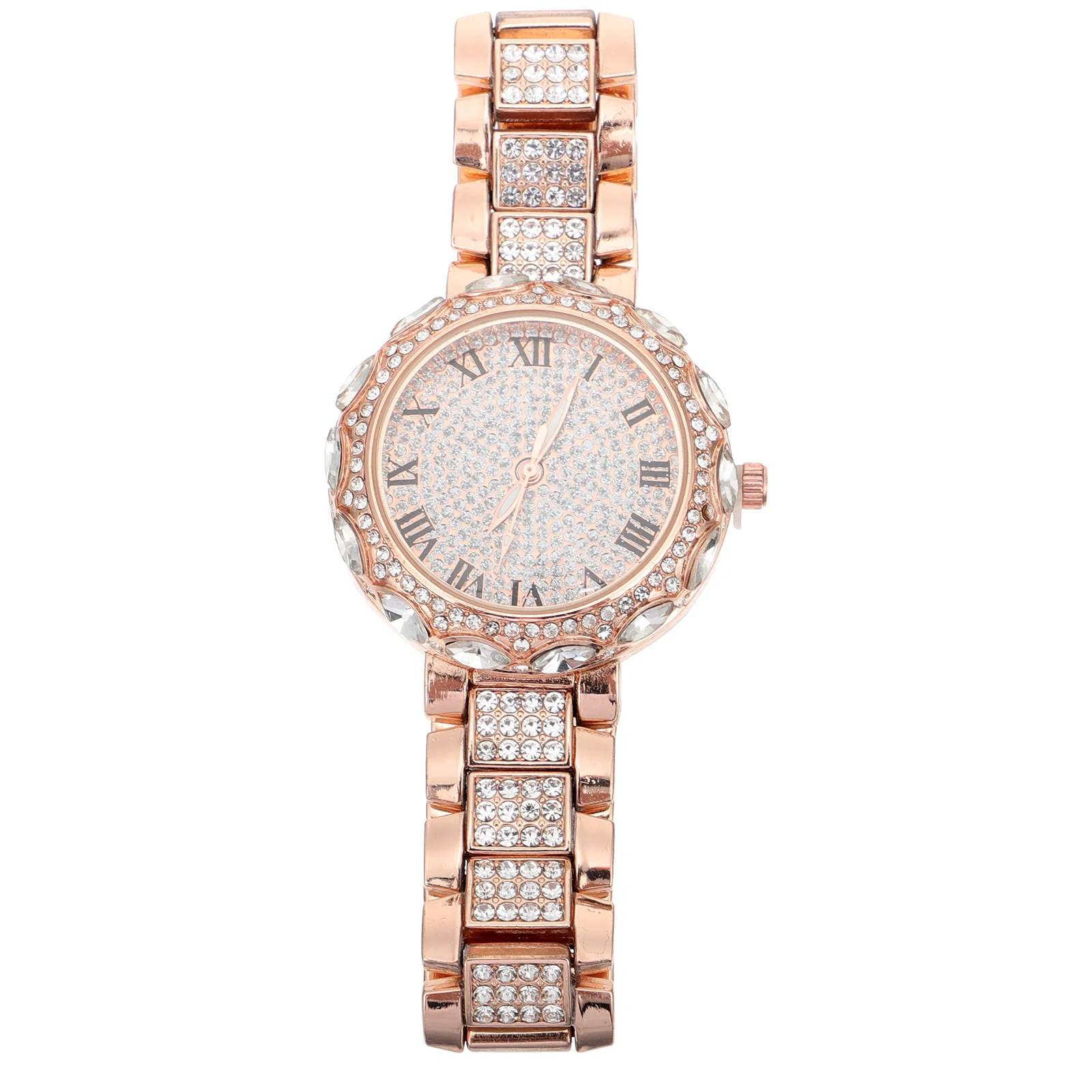 

Ladies Gifts Watch Lady Belt Rhinestone Women Wristwatch Golden Female Decorative Students Miss