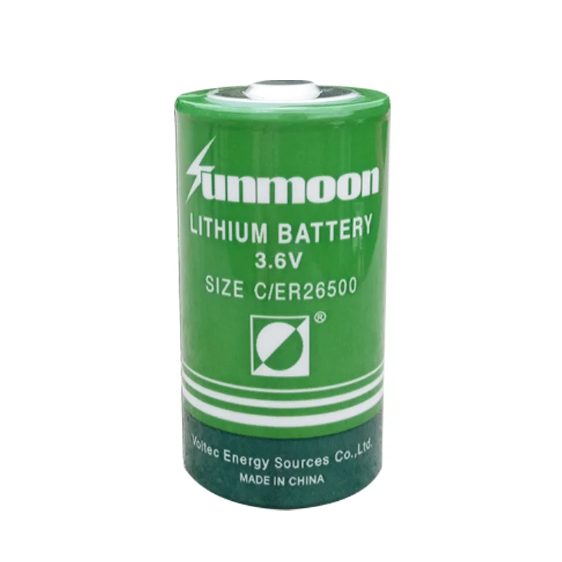 SUNMOON ER26500 3.6V 8500mAh C jednorazowe baterie litowe do inteligentnego wodomierza lokalizator GPS