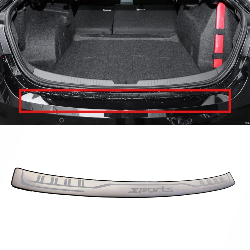 

For Chevy Malibu Car Protector Stainless Steel Rear Bumper Door Sill Styling 2016 2024 Trunk Trim Auto Stickers Accessories