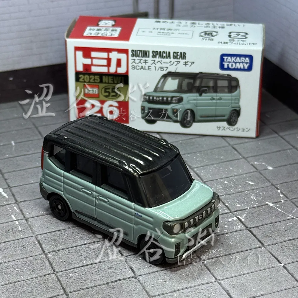 

Takara Tomy Tomica No. 26 Suzuki Spacia Литье шестерни Статический сплав Автомобиль Литой под давлением Металлический режим Коллекция Дисплей Игрушка для мальчика в подарок