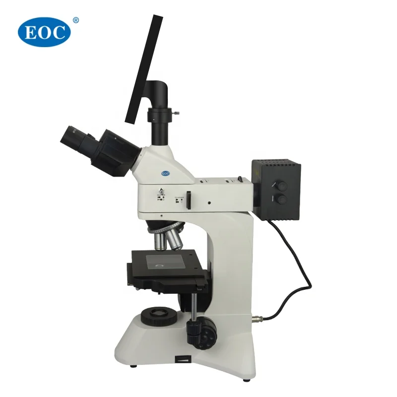 EOC 50X-1000x intergrated LCD screen multilple function industrial measuring metallurgical microscope