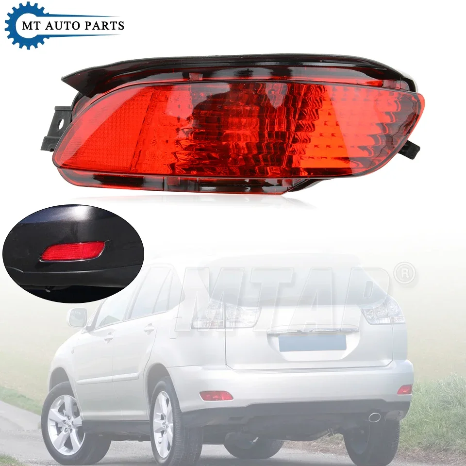 MTAP For LEXUS RX300 RX330 RX350 RX400H Harrier 2003 2004 2005 2006 Halogen Type Rear Bumper Fog Lamp Reflector Light With Bulb