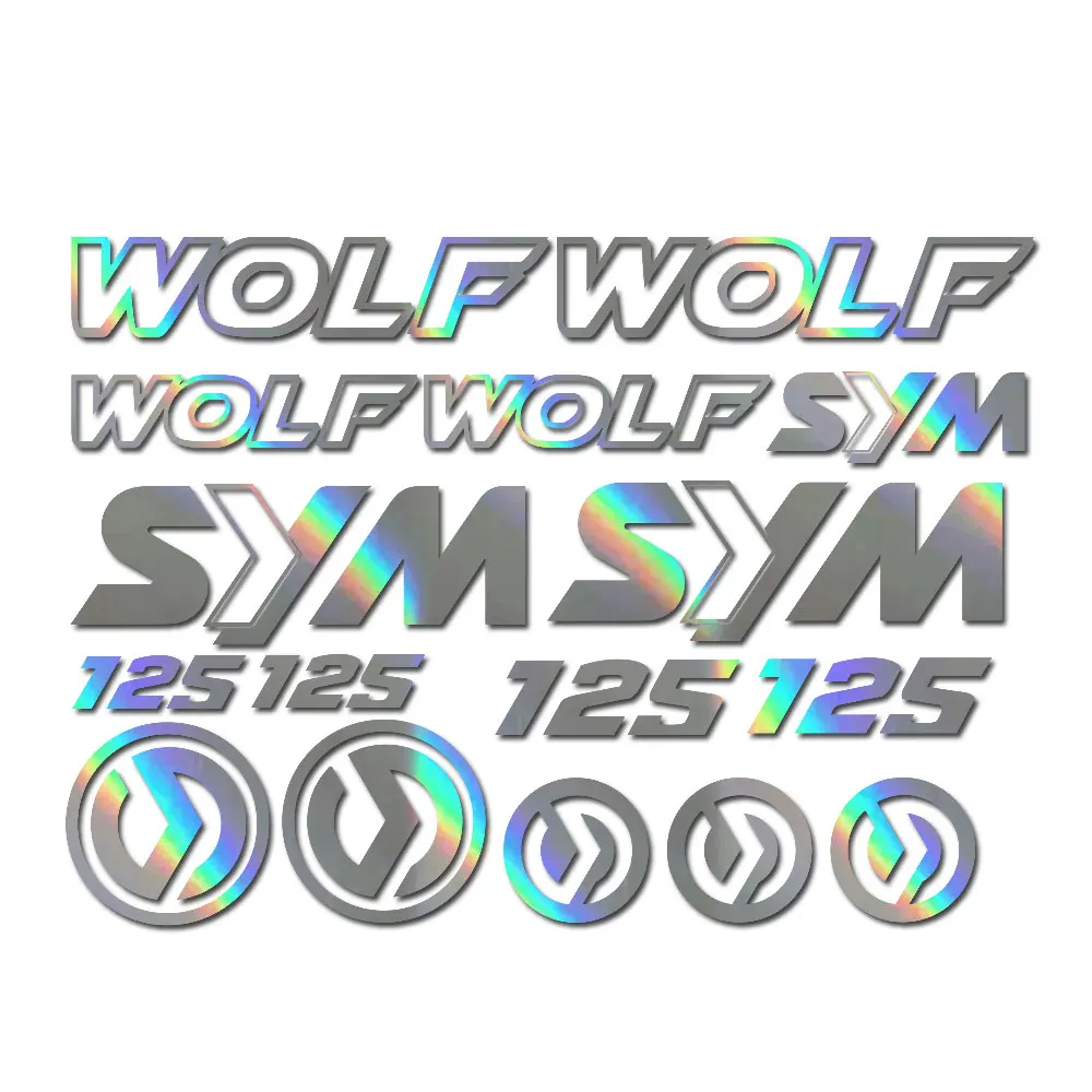 توصية وتحليل لملصقات Sym 150 Wolf لسيارات الدراجات النارية