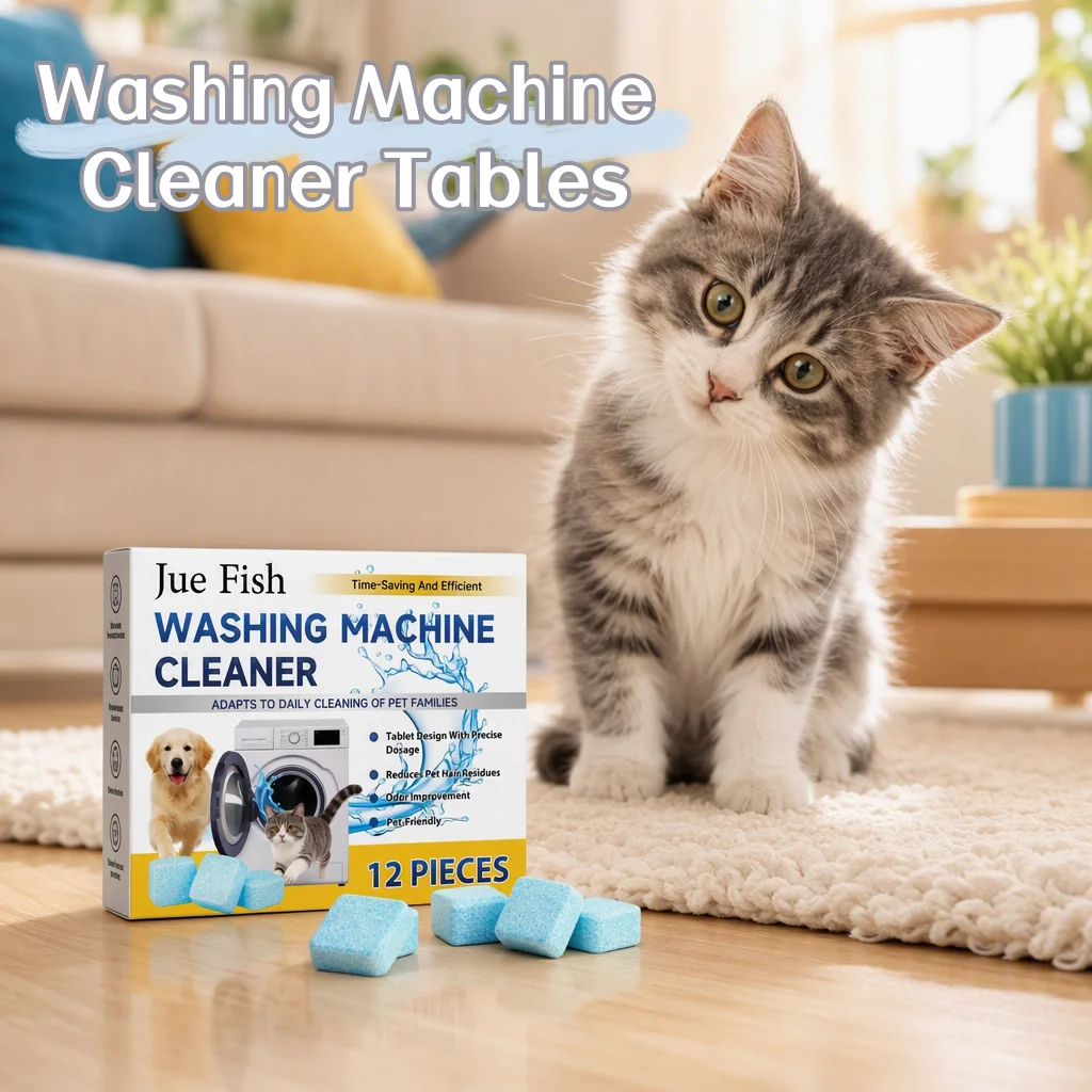 Dissolve Pet Hair Tables For Washing Machine Reduce Cat Hair Pet Clothing Household Safe Dog Cat Hair Dissolving Cleaner Tables