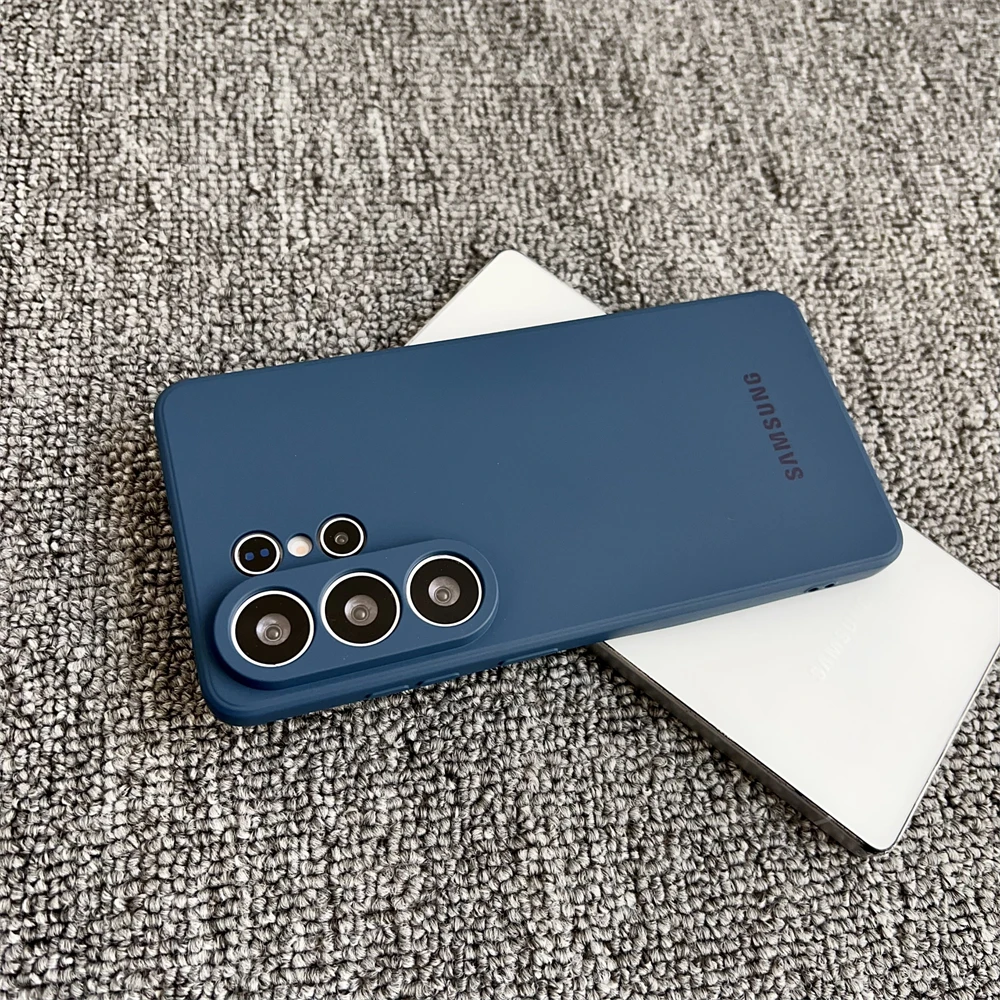 Stoßfeste, flüssige Silikon-Softhülle für Samsung Galaxy A51 A14 A15 A16 A17 A22 A23 A55 A56 A53 A72 A73 A26 A35 Offizielle matte Hülle – Detail 7