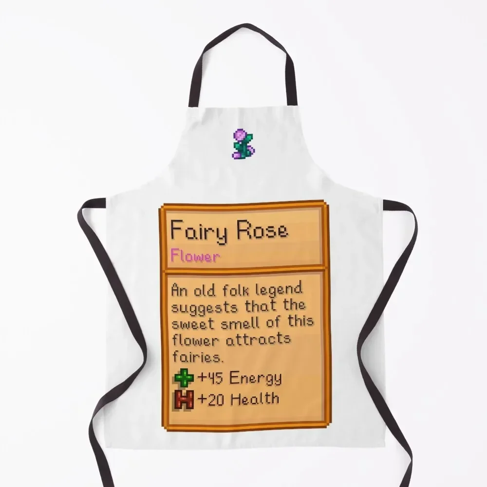 

Stardew valley Fairy Rose Apron Novelties Kitchen And Home Waterproof women Kitchens Men Apron