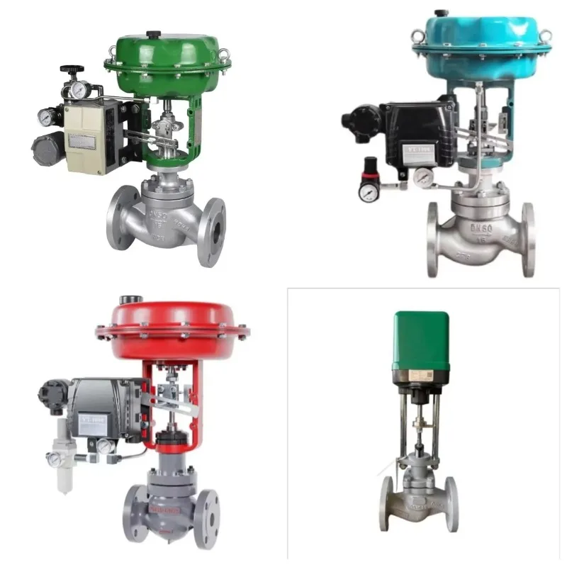 2026 DN50 4-inch Stainless Steel Diaphragm Control Valve High Temperature Solenoid Pneumatic Actuator Globe Valves for