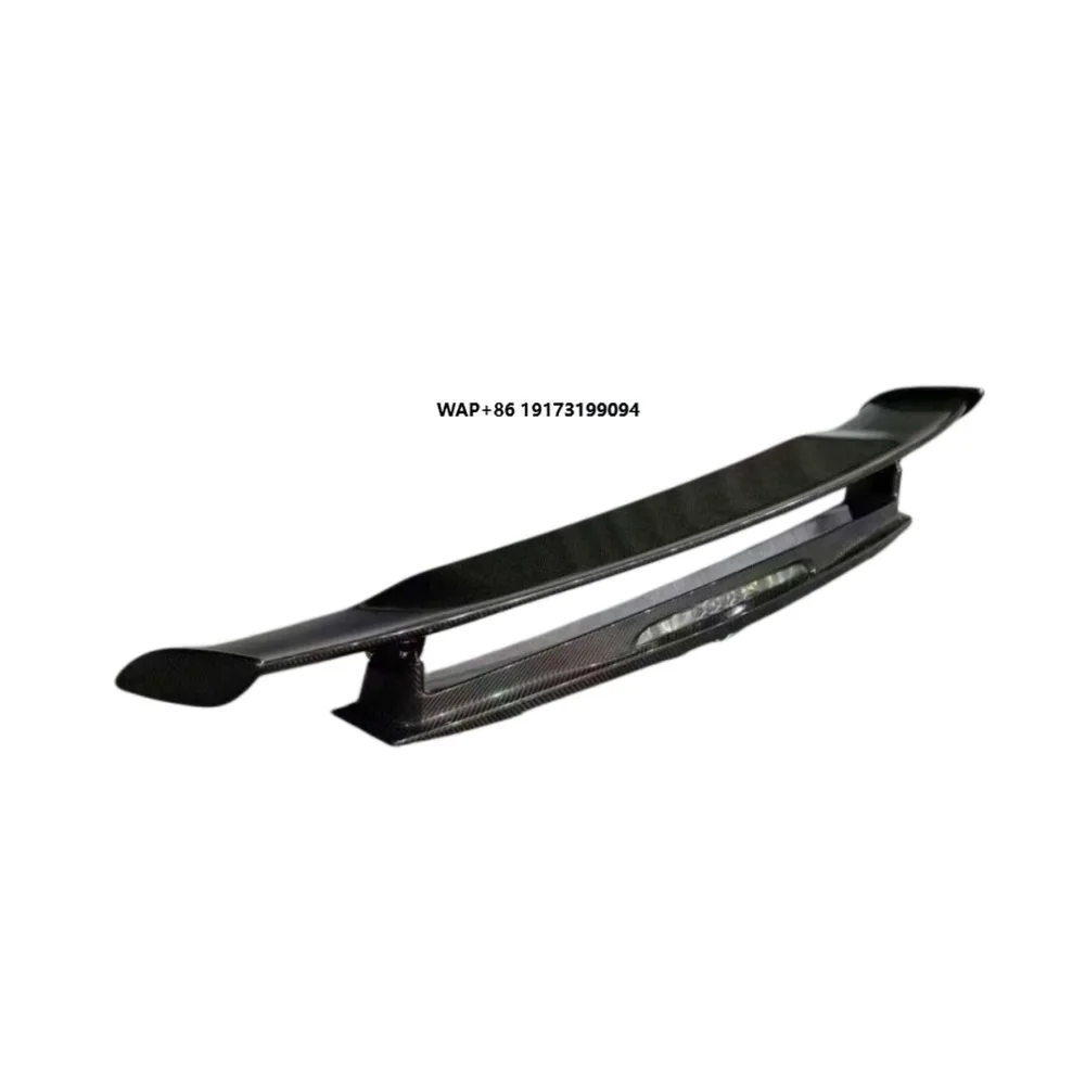 

High Quality Double Rear Carbon Fiber Rear Trunk Spoiler Car Wing for GT Two Door Sports Car