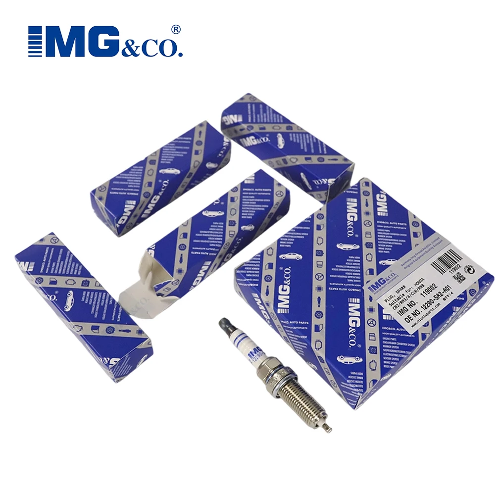 

4 pcs Iridium Spark Plugs 12290-5A2-A01 DILKAR7G11GS for Civic Accord CR-V 2.4L Acura ILX TLX