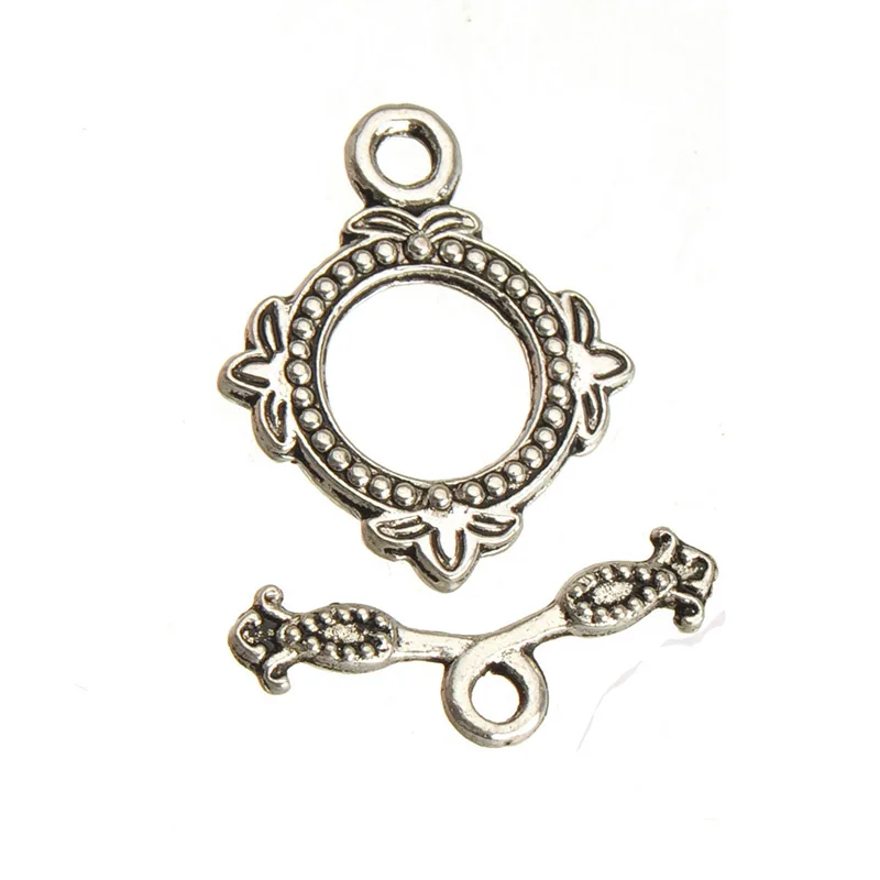 لتقوم بها بنفسك صنع المجوهرات اكسسوارات المشبك السنانير لتقوم بها بنفسك 30 مجموعات الإبداع الحرف أساور القلائد سحر ربط أوراق الفضة بالجملة #2