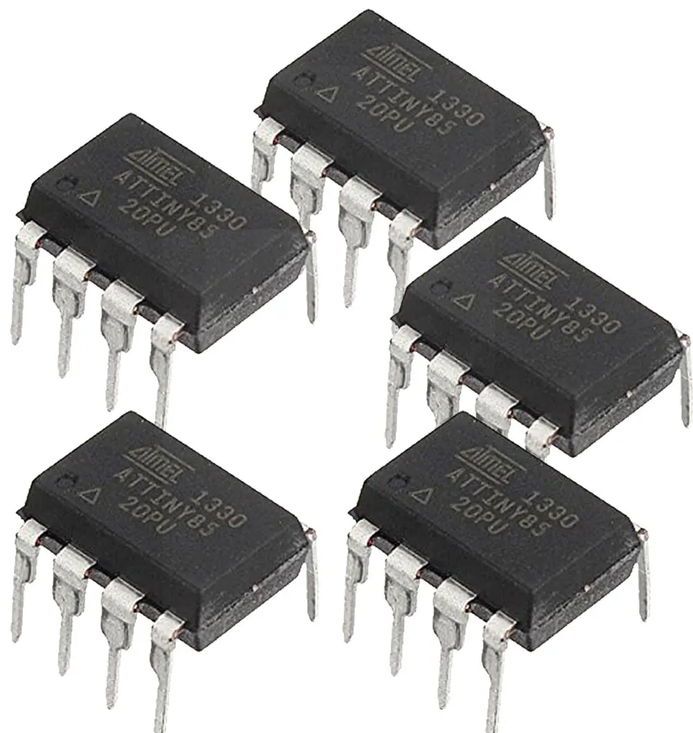 5Pcs Dip-8 ATTINY85-20PU Tiny85-20Pu Ic Chip