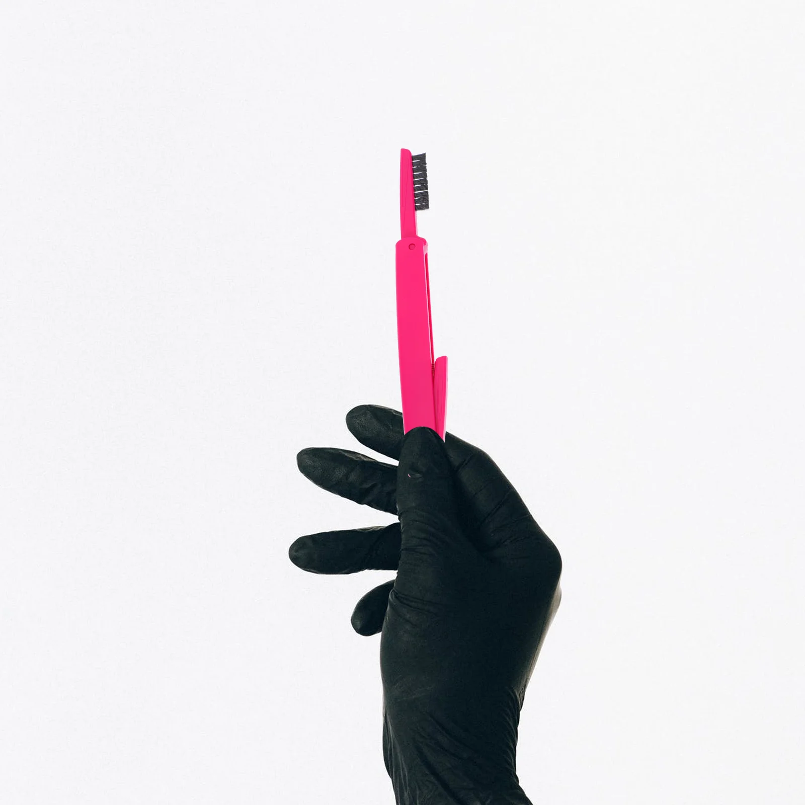 2 uds cepillo de cejas peine de pestañas plegable herramienta de maquillaje de doble punta cepillo de cuidado de pestañas herramienta cosmética moldeadora de cejas portátil
