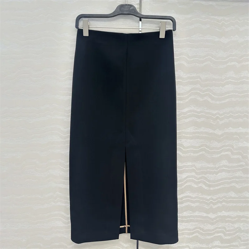 

Women's skirt New high waisted pencil skirt for autumn 2025 Casual versatile straight tube skirt Lower slit women's half skirt