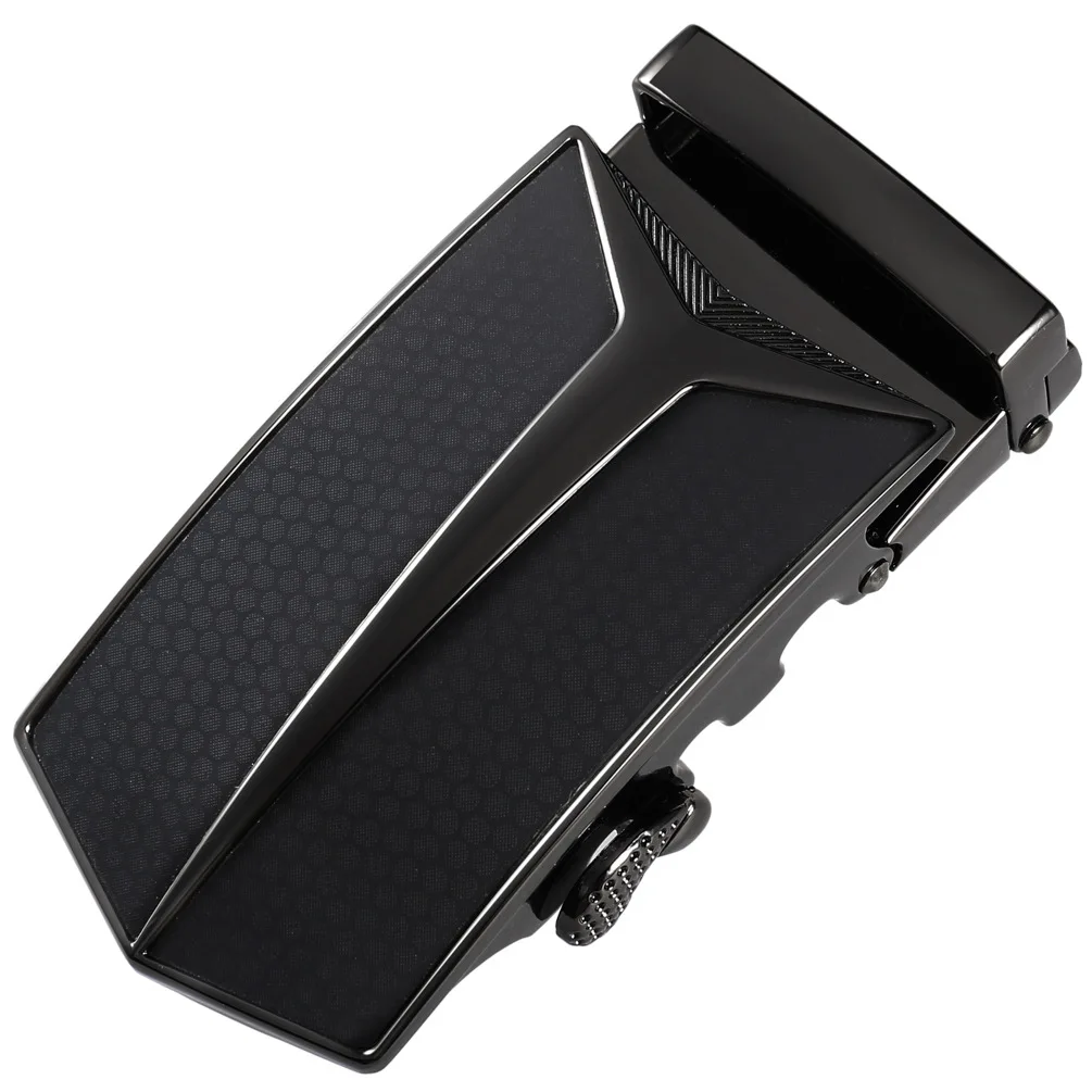 Classic Top Quality Alloy Metal Automatic Buckle Designer Belt Buckles Head For Men Only Fit 3.5cm Width Ratchet Belts