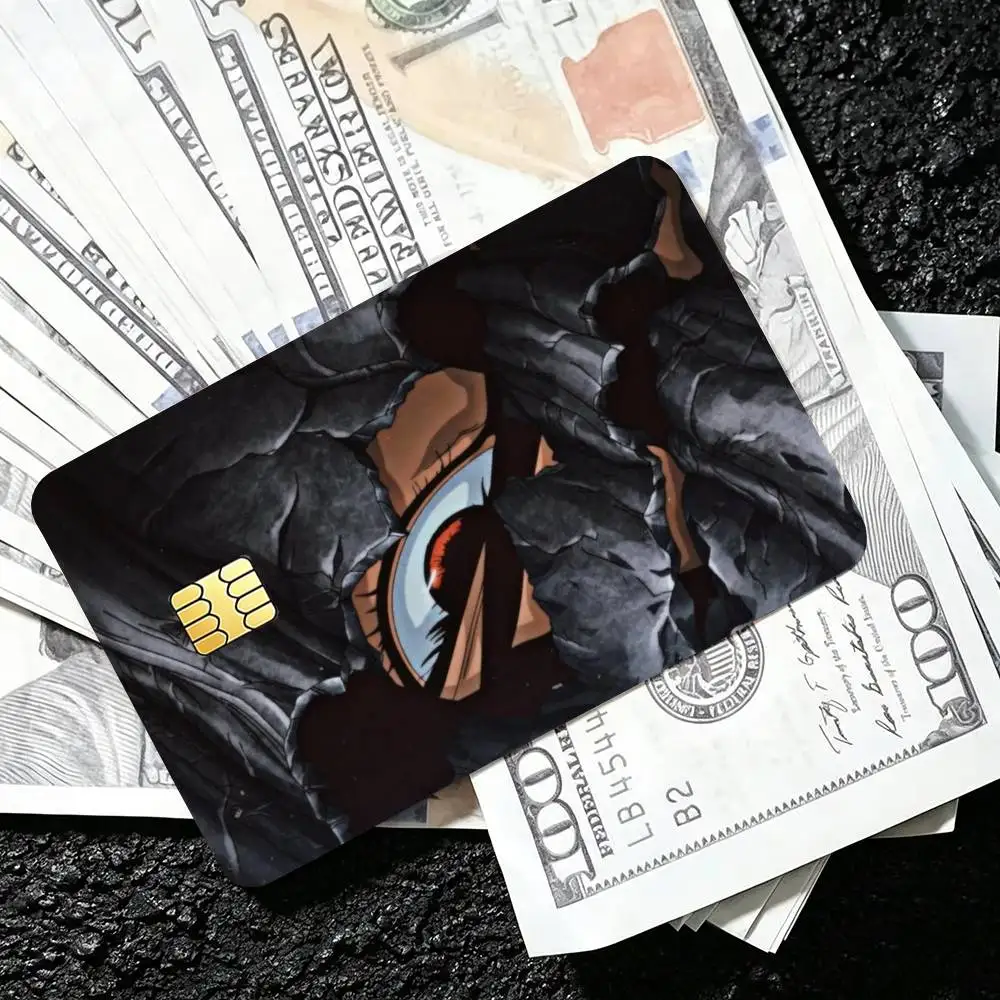 Dr.STONE T-Tsukasa Shishio Credit Card HD Stickers Easy to replace, change card style anytime as you like
