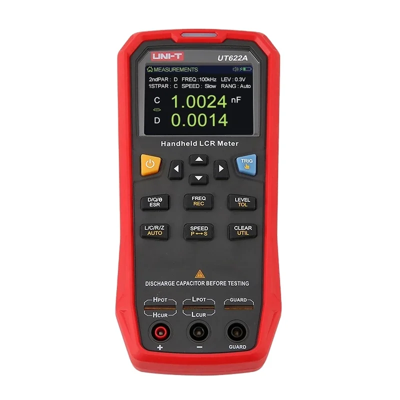 UNI-T UT622A Handheld Digital Capacimeter LCR Meter Capacitor Electronic Components Tester Multimeter LCE electronic test list