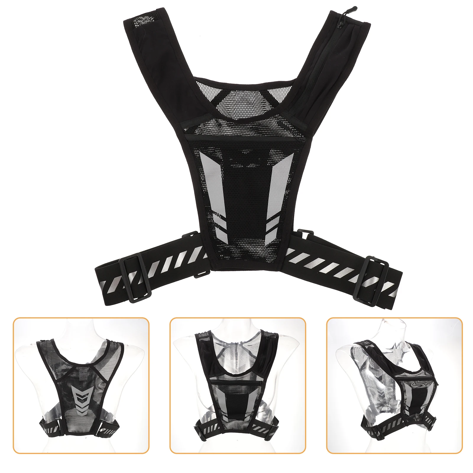 

Sports Lightweight Unisex Pouch Comfortable Wearing Breathable Chest Pack Smartphone Carrying Large Capacity Portable Outdoor
