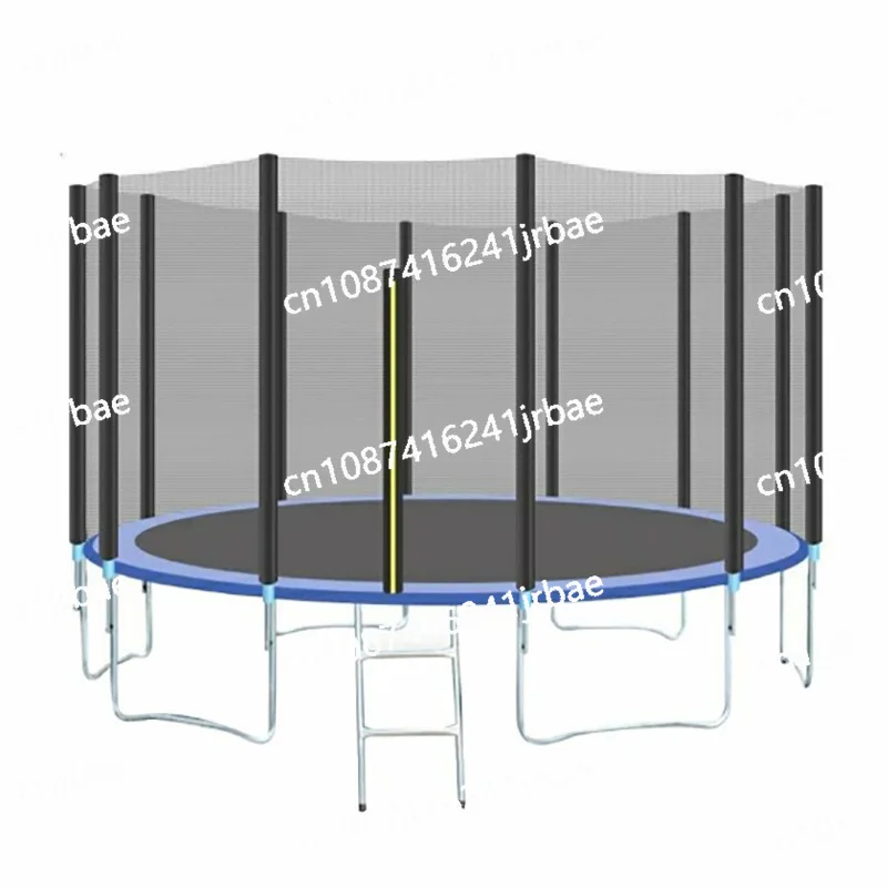 

Pro Trampoline with Safety Enclosure, 8Ft 10Ft 12Ft 14Ft 15Ft 16Ft Heavy Duty Jumping Mat and Spring Cover Padding