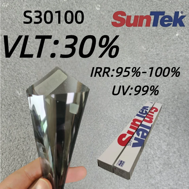 Suntek Premium Auto Window Film Nano Ceramic HD 30% VLT UV Rejection 99% PET IRR 99% Heat Shield Non Metal Fade Proof