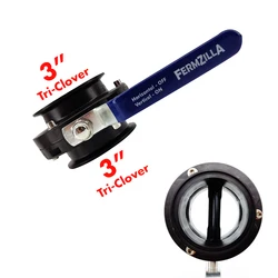 KegLand FermZilla Tri-Conical - 3 X 3 Inch Tri-Clover Butterfly Valve Fermentation Beer Home Brewing