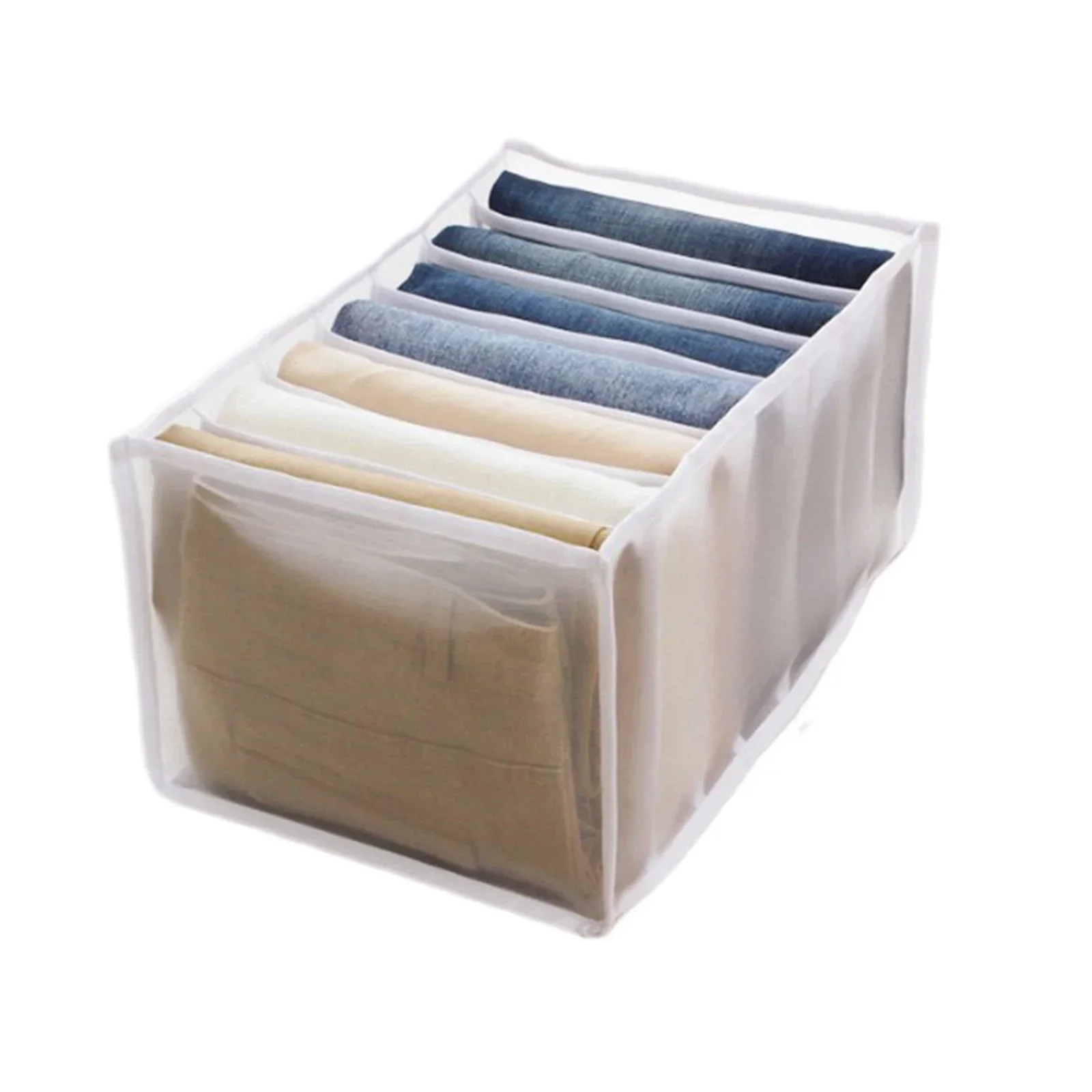 Household Supplies Storage Box 1pcs 25x36x20cm Closet Clothes Drawer Compartment Storage Mesh Storage Compartment