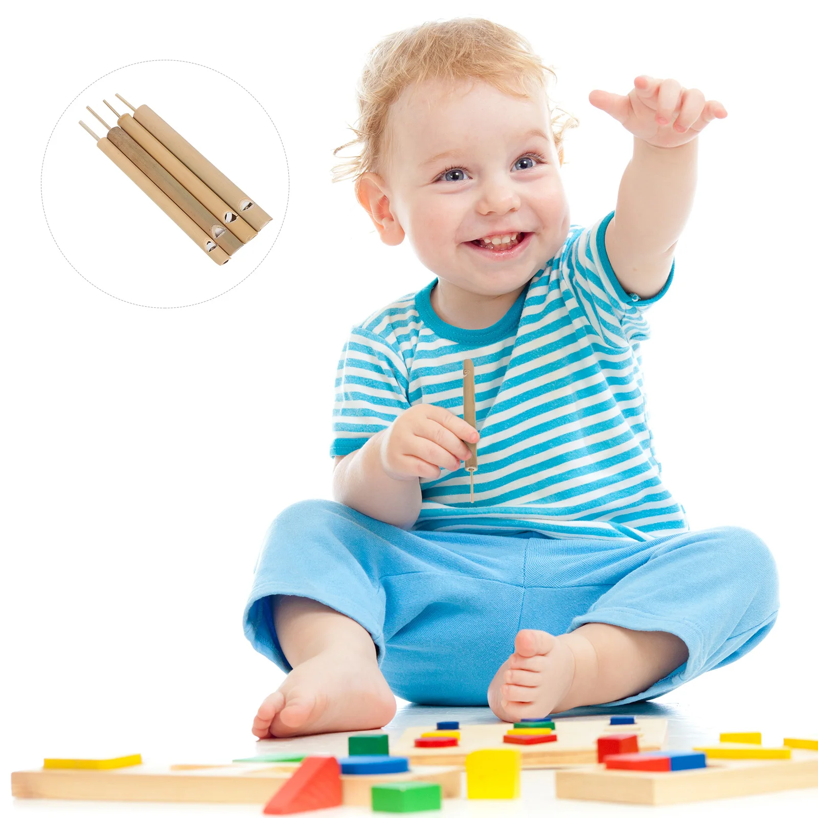 

4Pcs Birdcall Whistle Bamboo High Quality Educational Kids Music Flute Instrument Bulk Plaything Whistle Toy Bamboo Bird Flute