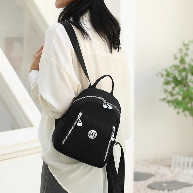 

Ox Cloth Double oulder Bag Women's Large Capaci Travel Bapa Faionable Ladies Bag Casual Commuter Sle