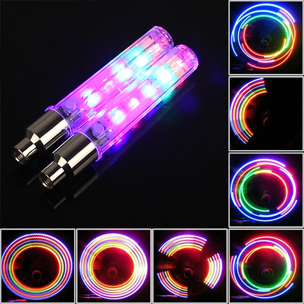 2PCS Neon Bike Spok… - image