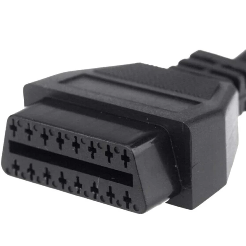 17 pinos para 16 pinos cabo obdii obd2 cabo adaptador de diagnóstico conector para acessórios do carro mazda