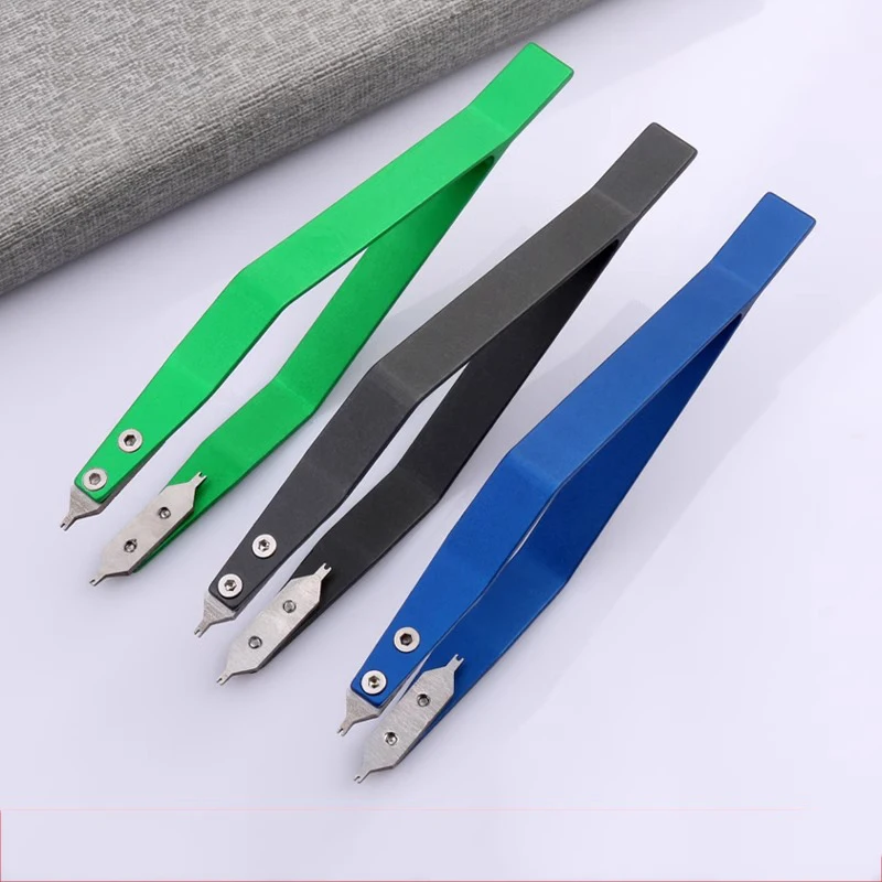 Rofessional Spring Bar Remove tool Stainless Steel 7825 V Type Rlx Watch Spring Bar Tweezers Watch Band Adjuster for Watchmaker