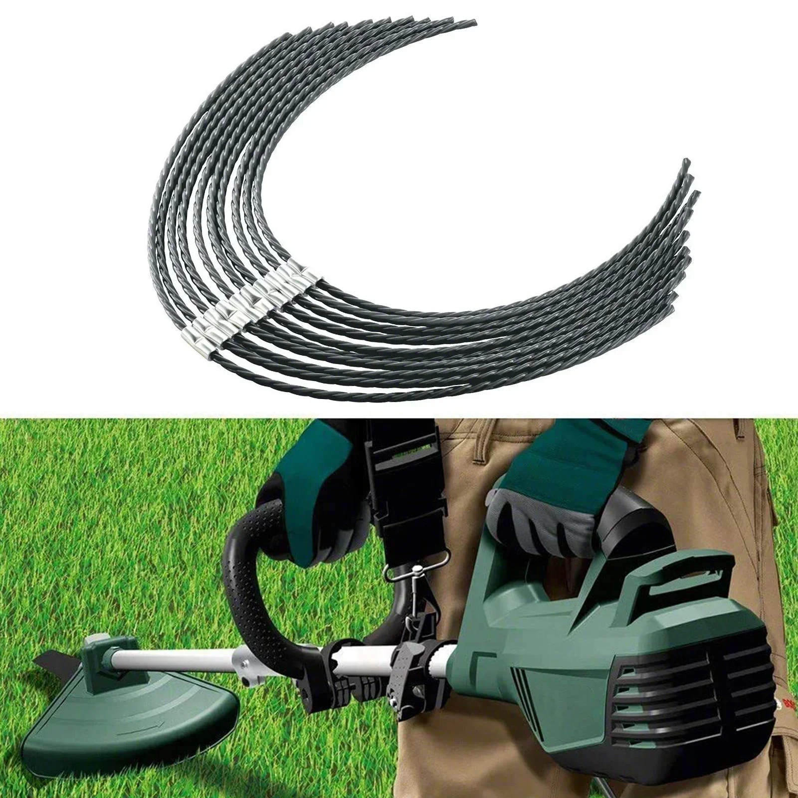 Grass Trimmer Line for For BOSCH AFS 2337 Curved Design for Maximum Efficiency Suitable for Landscaping 10 Pack