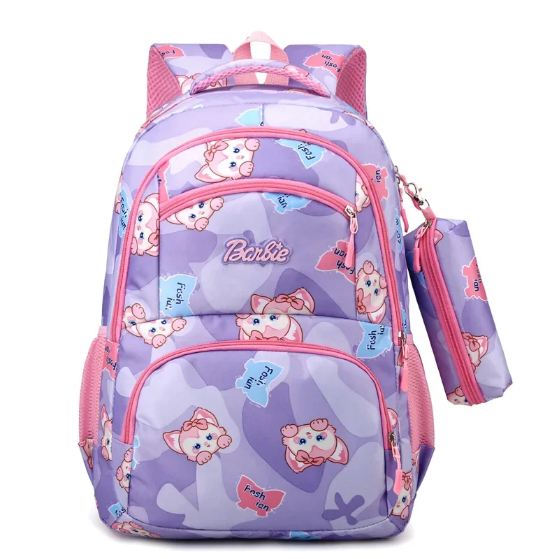 Children Primary Schoolbag Student Backpack Boy Girl Lightweight Shoulder Book Bag Kids Printed Cartoon Large Capacity Schoolbag