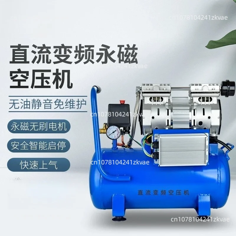 Multi-Voltage Mini Air Compressor 12V-60V DC Portable Oil-Free Pump for Tires Inflating
